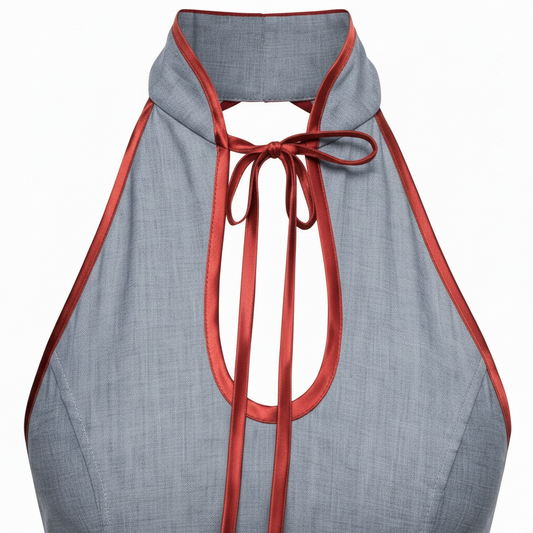Open-Back Mini Dress