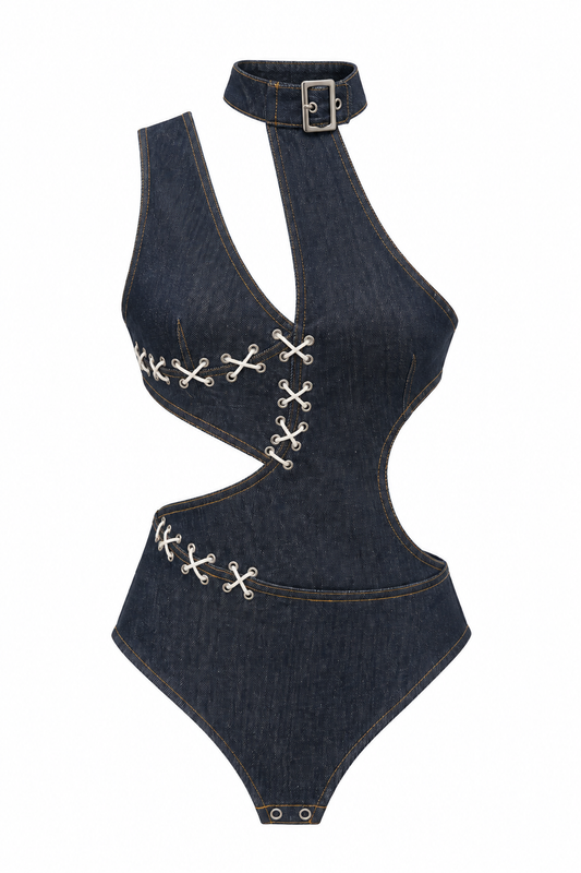 Kuşgözü Detaylı Bodysuit