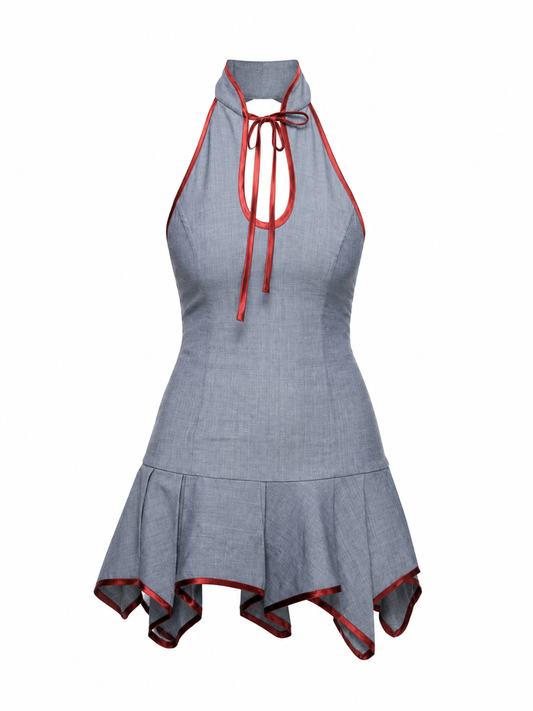 Open-Back Mini Dress