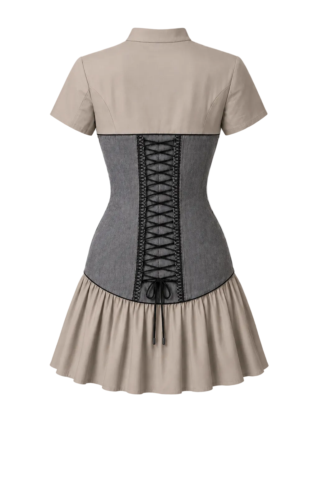 Chinese Knot Button Corset Dress