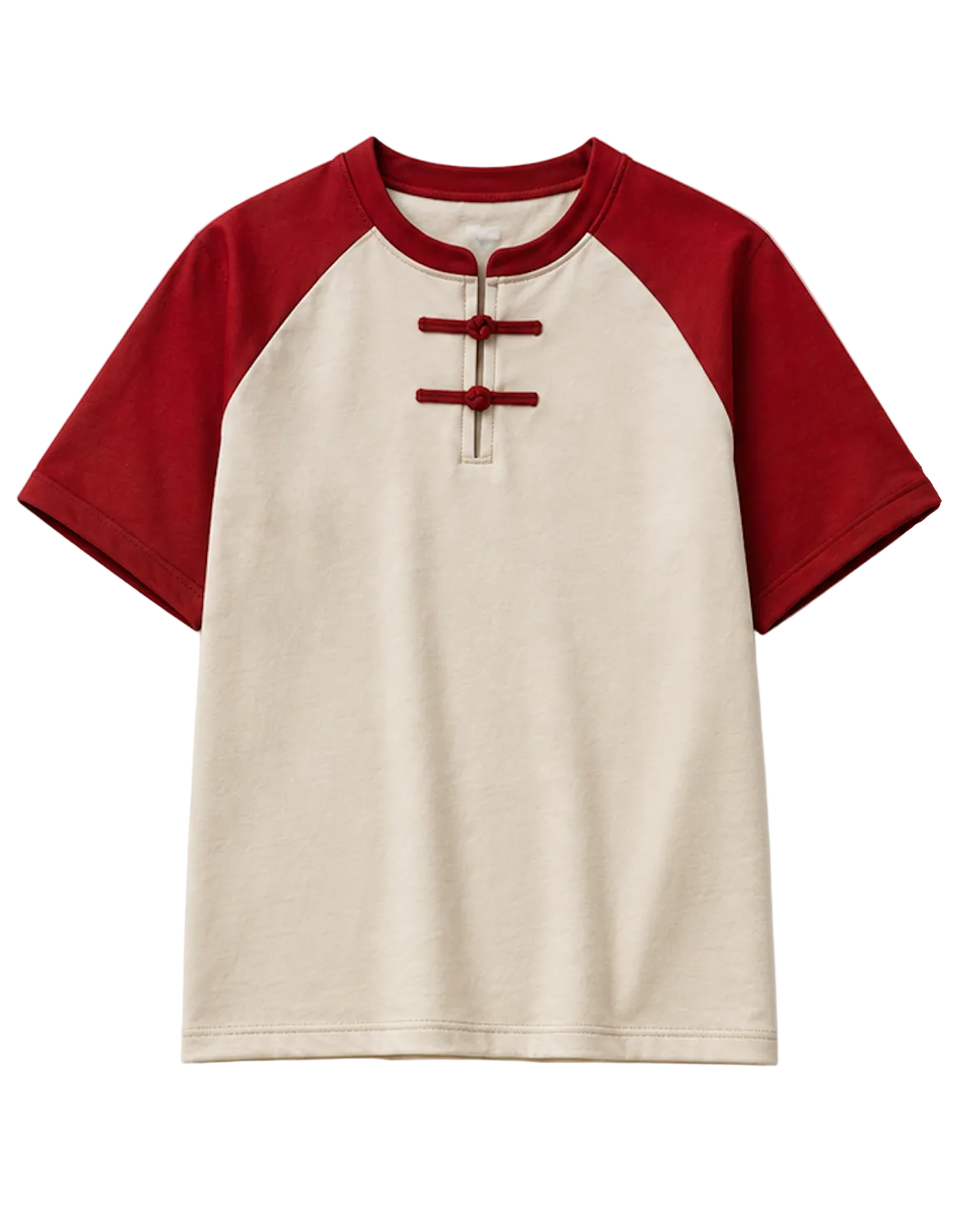 Mandarin Collar Raglan Tee