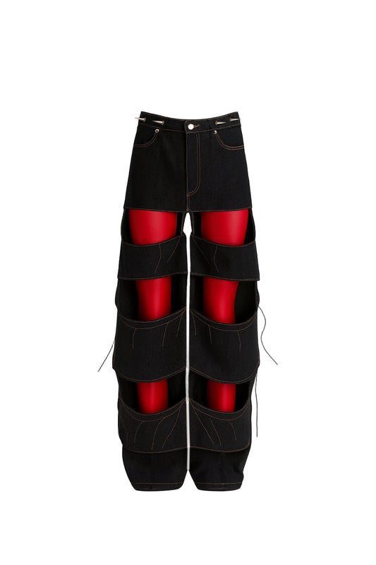 SPIKE BAGGY PANTALON