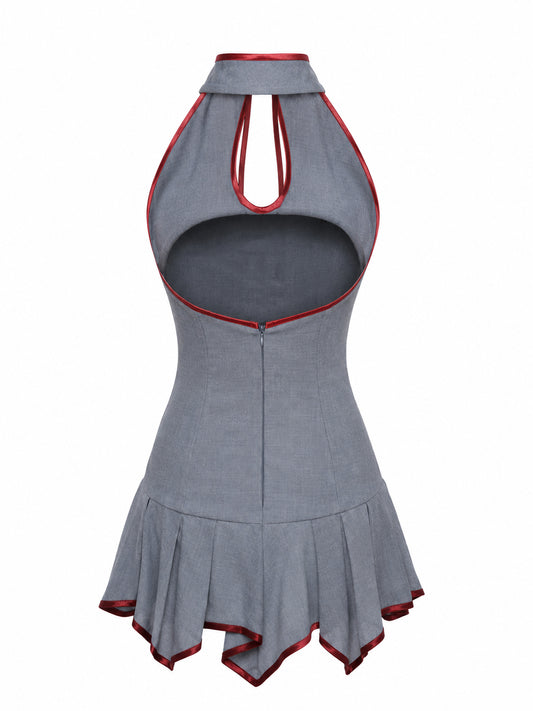 Open-Back Mini Dress
