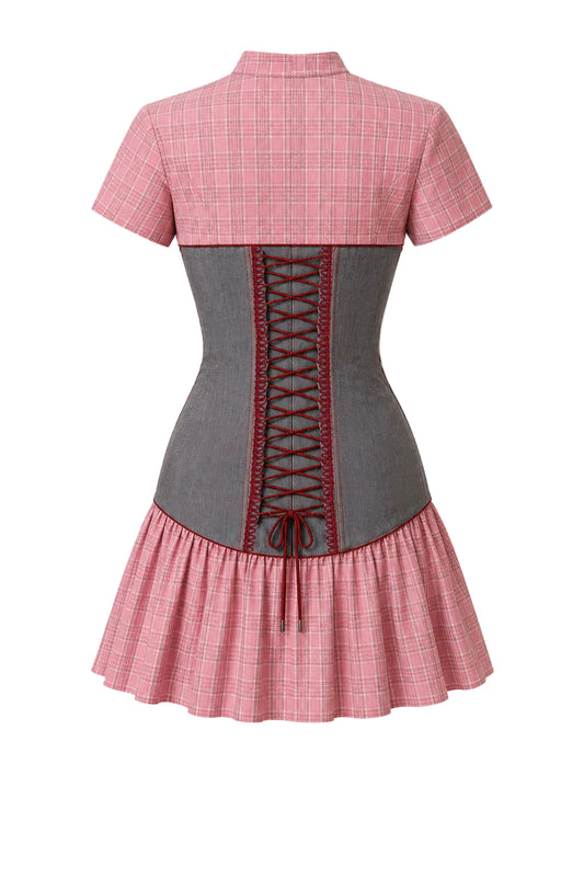 Chinese Knot Button Corset Dress