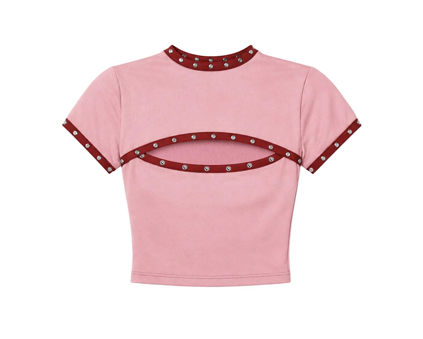 Cut-Out Crop Blouse